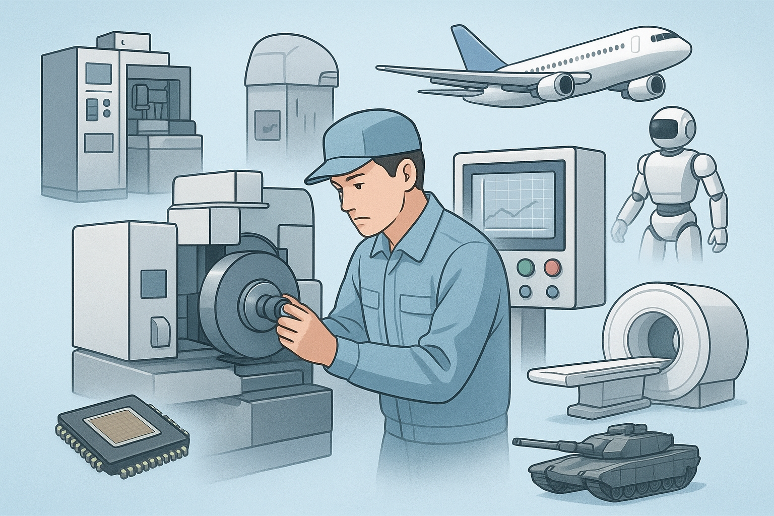 最新設備 × 熟練技術で挑む高精度研削加工