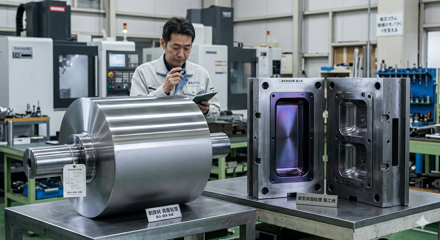 摩耗の悩みを解決。栃木・関東の製造業を支える表面処理